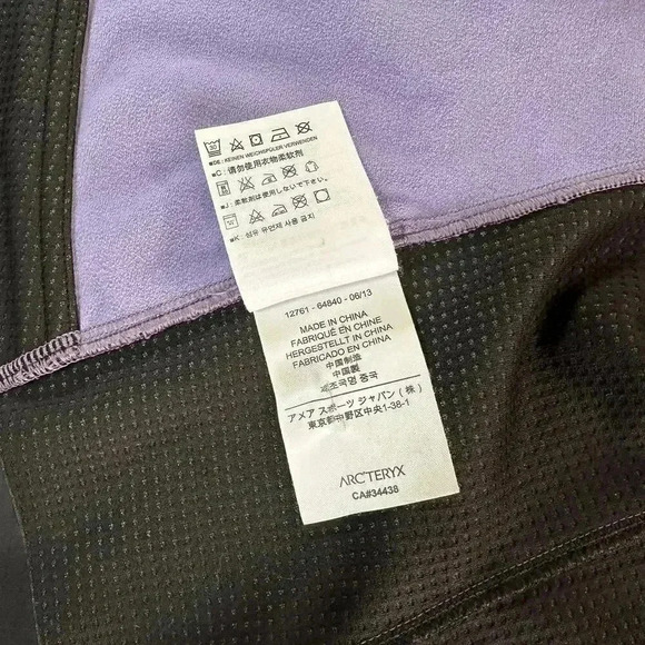 Arcteryx Atom Running Vest Womens XS Purple Windstopper Reflective Cycling - Picture 8 of 14